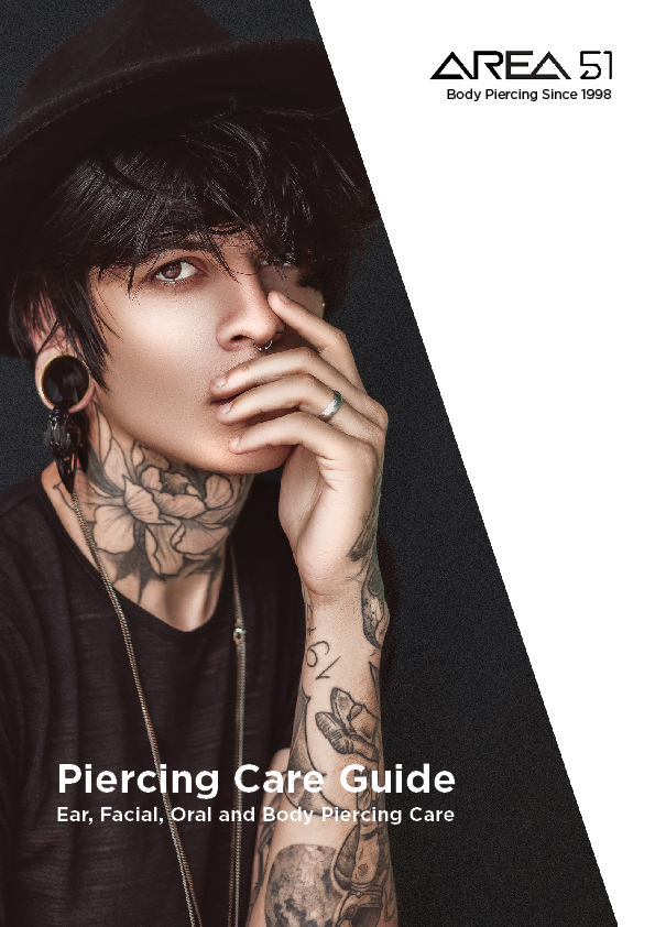 Piercing Care Guide PDF Cover