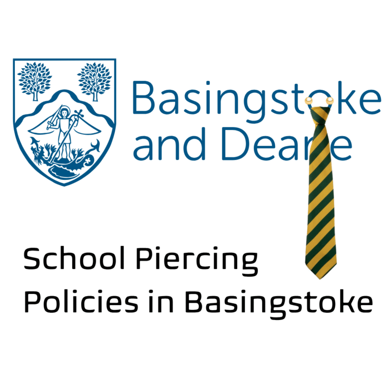 School Piercing Policies in Basinsgtoke & Deane - Area 51