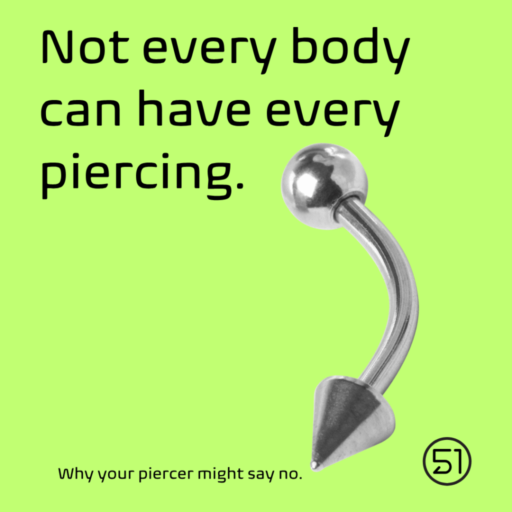 why some people can't get certain piercings Area 51